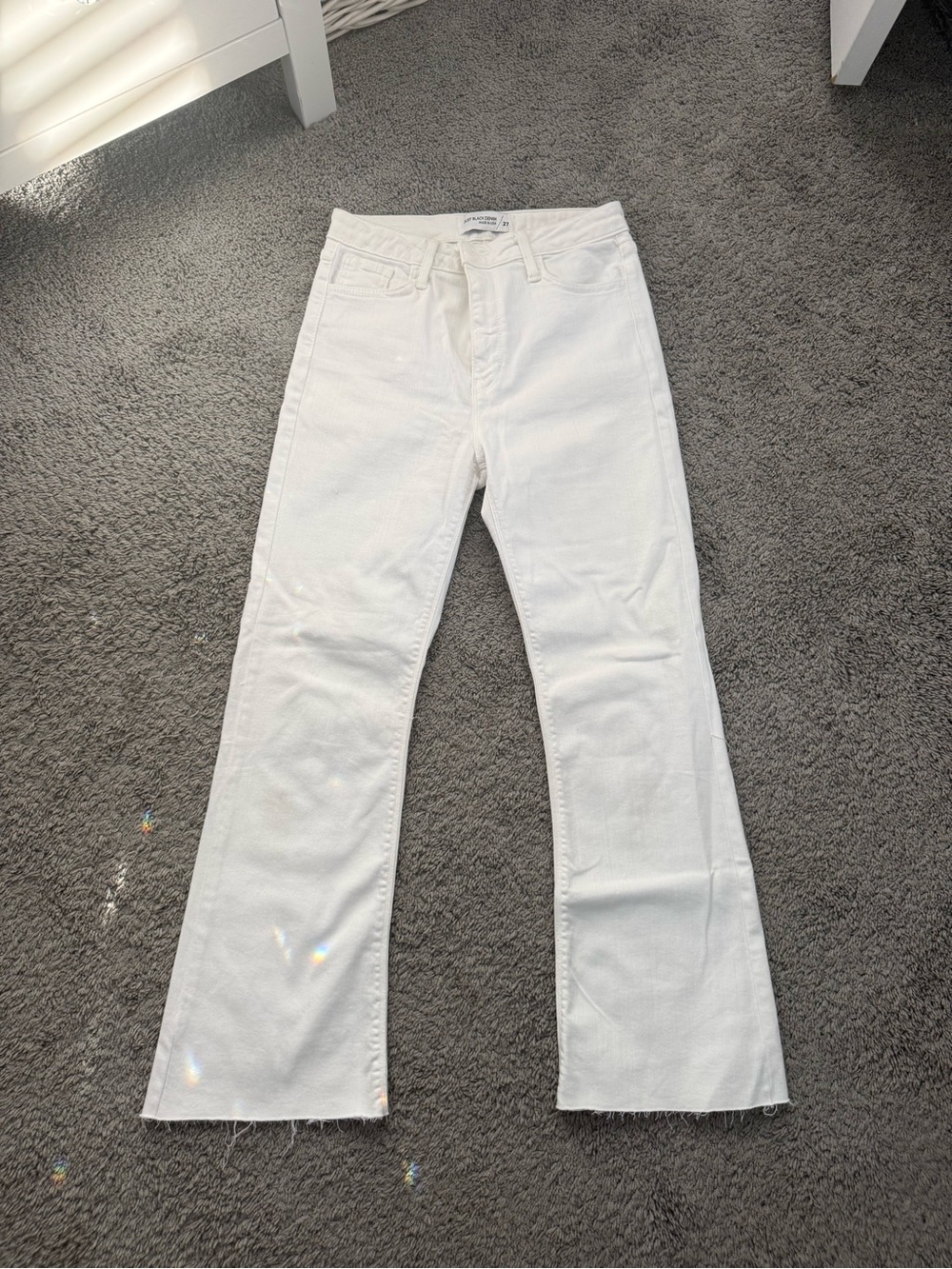 Flared white Jeans